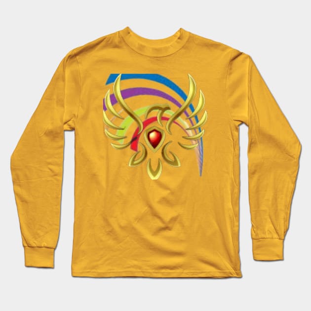 art Design Long Sleeve T-Shirt by Dilhani